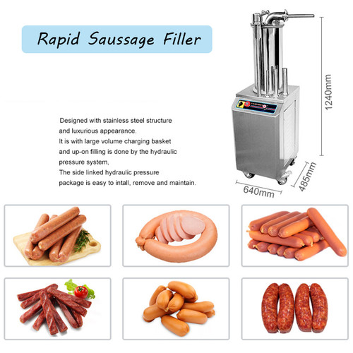 Rapid Sausage Stuffer SF-150 - 30lb.