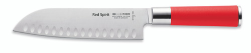 F.Dick - 7" Santoku Chef's Knife -"KullenSchliff" - Red Spirit - 8174218K