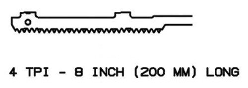 8'' Standard Replacement Blade for Jarvis Wellsaw 400,404,420,424,444 - 1023122