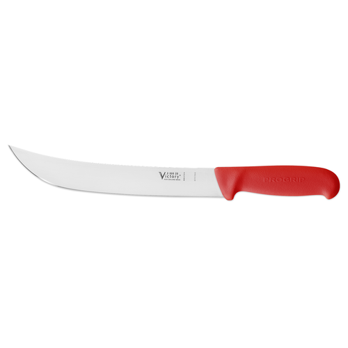 10" - 25cm -- Cimeter Steak Knife - 2/500/25/200R - ProGrip - "Red" 10" - 25cm -- Cimeter Steak Knife - 2/500/25/200R - ProGrip - "Red"