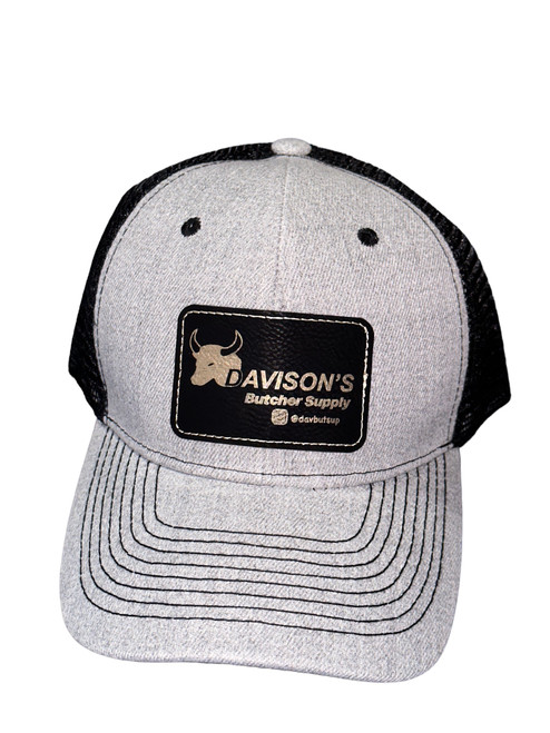 Davison's Butcher Supply Hat - Leather Patch Hat