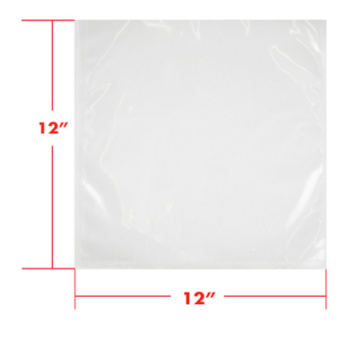 12 x 12 3mil Vacuum Barrier Bags (1,000) 12 x 12 3mil Vacuum Barrier Bags (1,000)