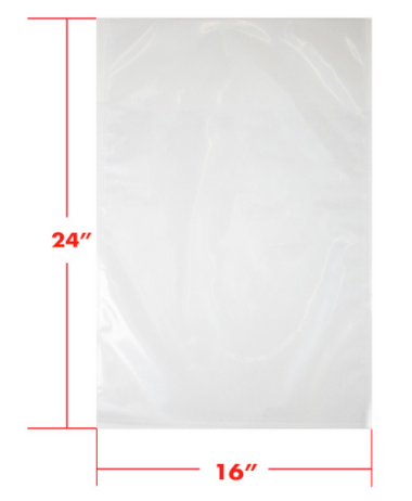 3mil Vacuum Packaging Bags size 14 x 20 Quantity (500) Per Box Cryovac Bags