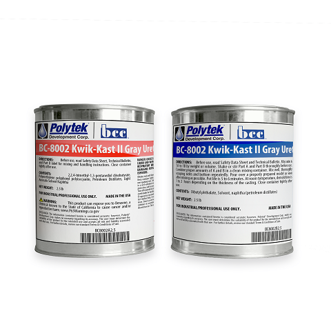 BC8002 KwikKast II Gray Urethane Resin Polytek Development Corp.