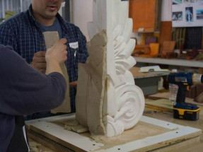 Poured Blanket Mold of Architectural Element for Concrete Casting Poured Blanket Mold of Architectural Element for Concrete Casting