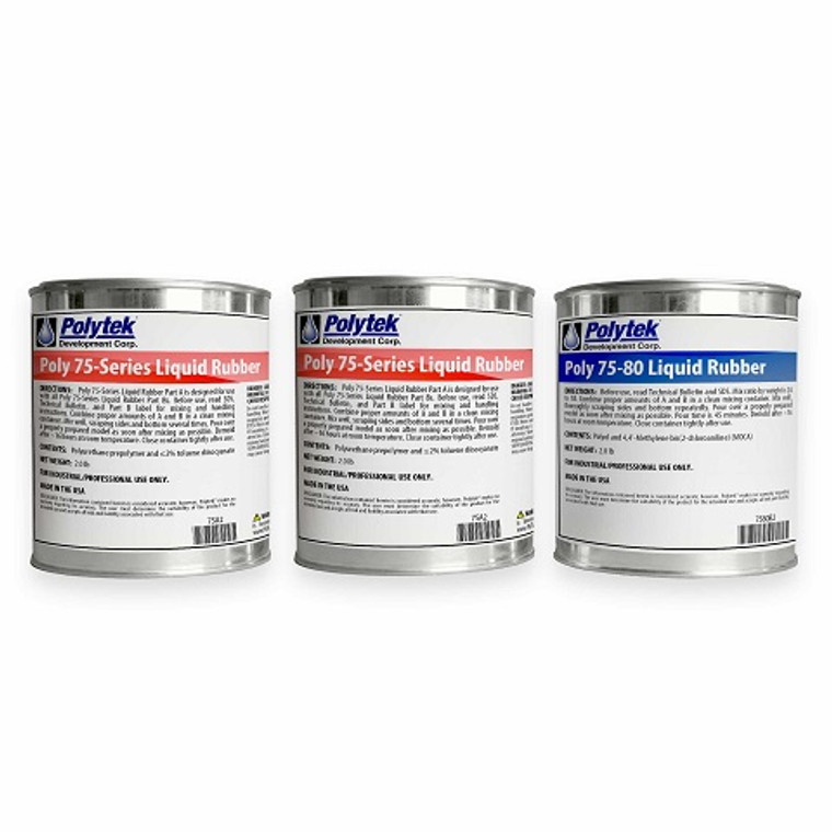 polytek formrub 50 líquido de goma de poliuretano (16lb Kit)