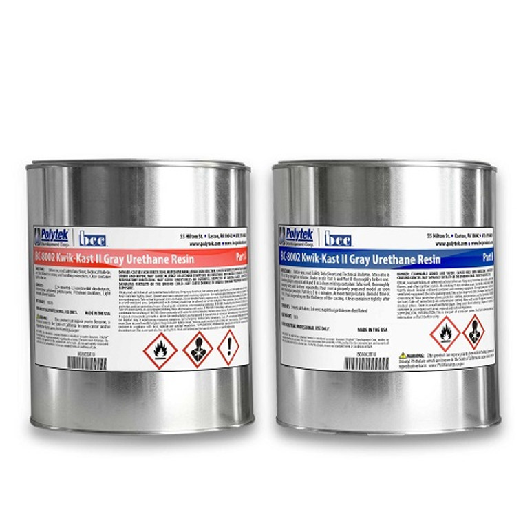 BC8002 KwikKast II Gray Urethane Resin Polytek Development Corp.