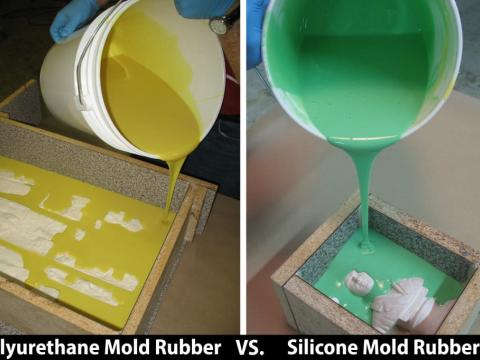 silicone mold for silicone casting