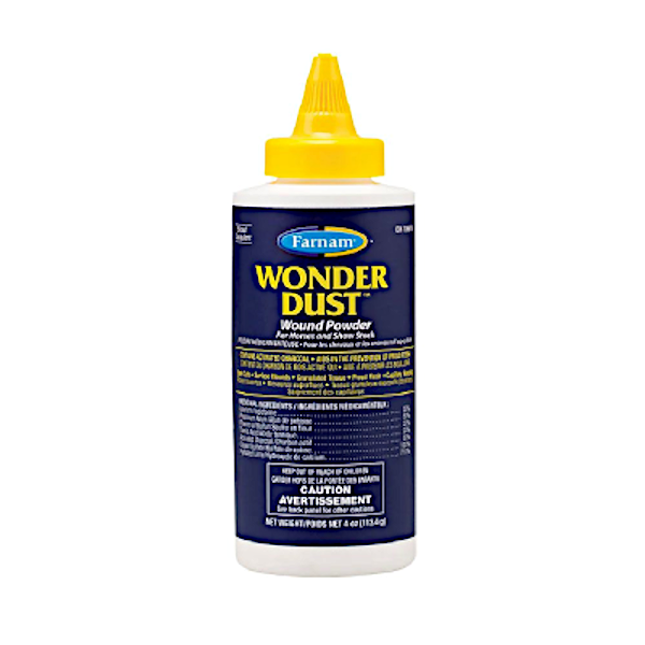 wonder dust for dogs and horses - caustic drying agent for wounds and abrasions - available at okie dog supply