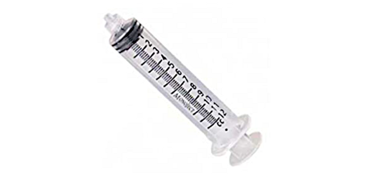 6cc syringe with luer lock - 6ml at okie dog supply