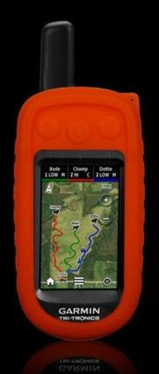 coverall for garmin alpha in orange - silicone - okie dog supply