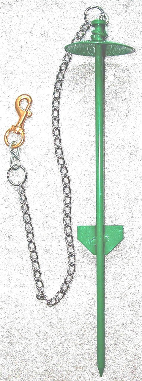 tie out stake with chain