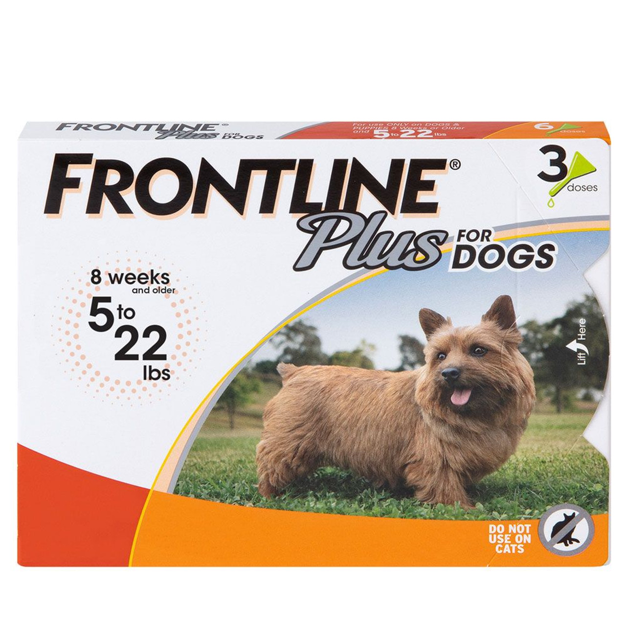 frontline plus 5-22 pounds flea tick control