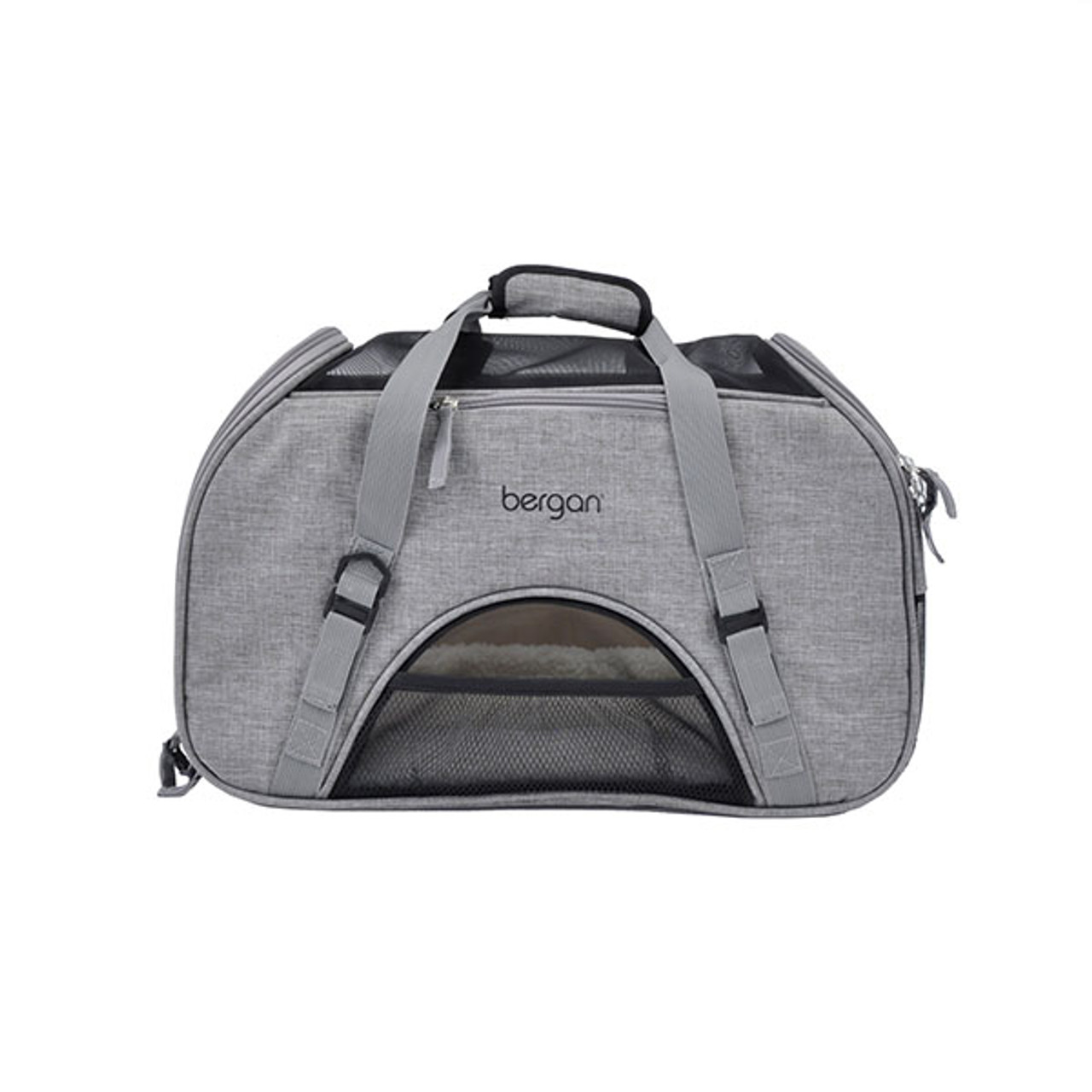 The Comfort Carrier is a stylish travel must-have for the busy pet owner concerned about their pet's comfort. Available at OKIE DOG SUPPLY!