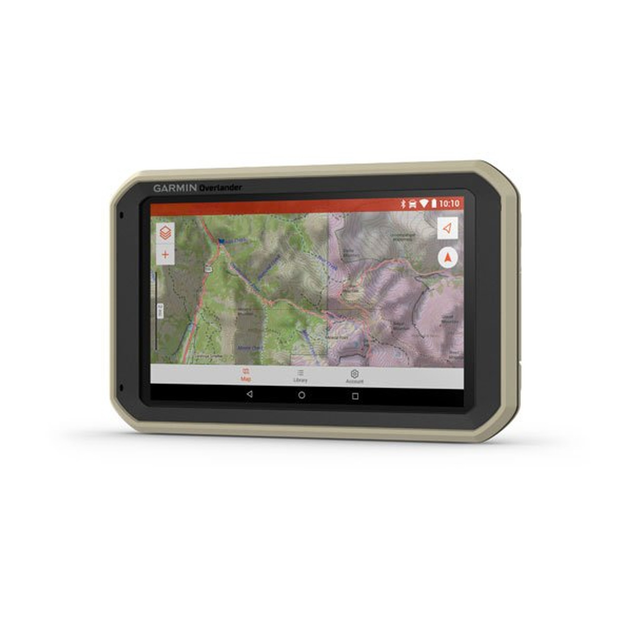 garmin overlander tilted view