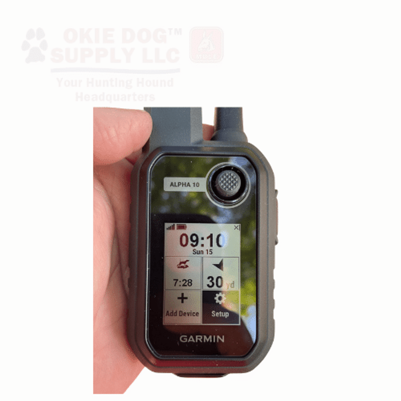 garmin alpha 10 at okie dog supply - mini version of the alpha 100 and 200 combined