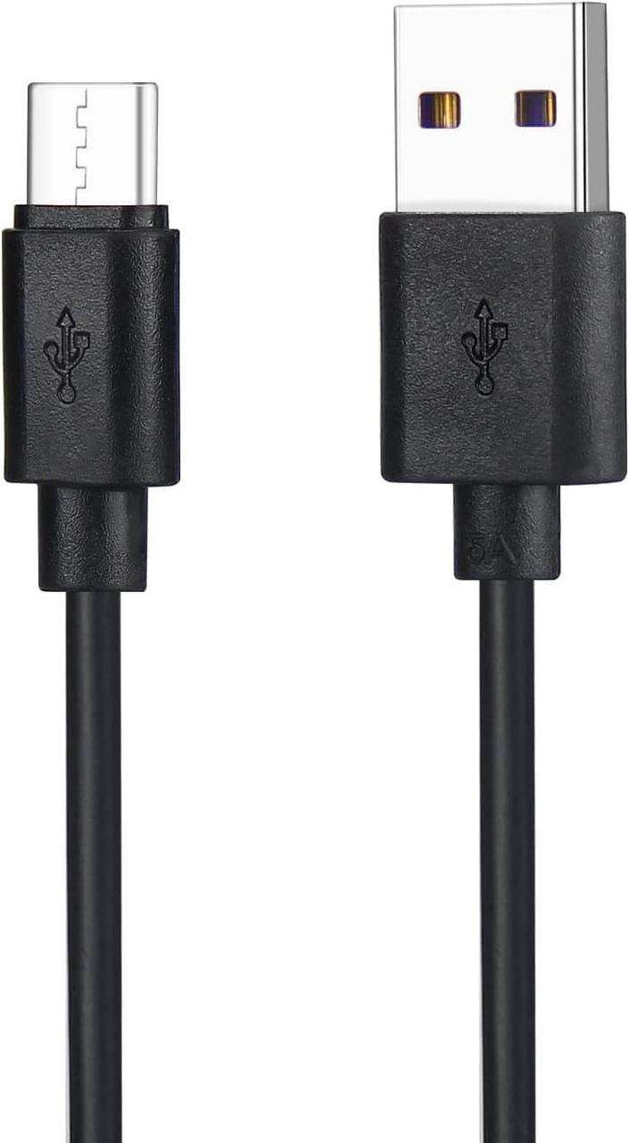 top view of the usb to c charging cord for alpha 300 and 300i