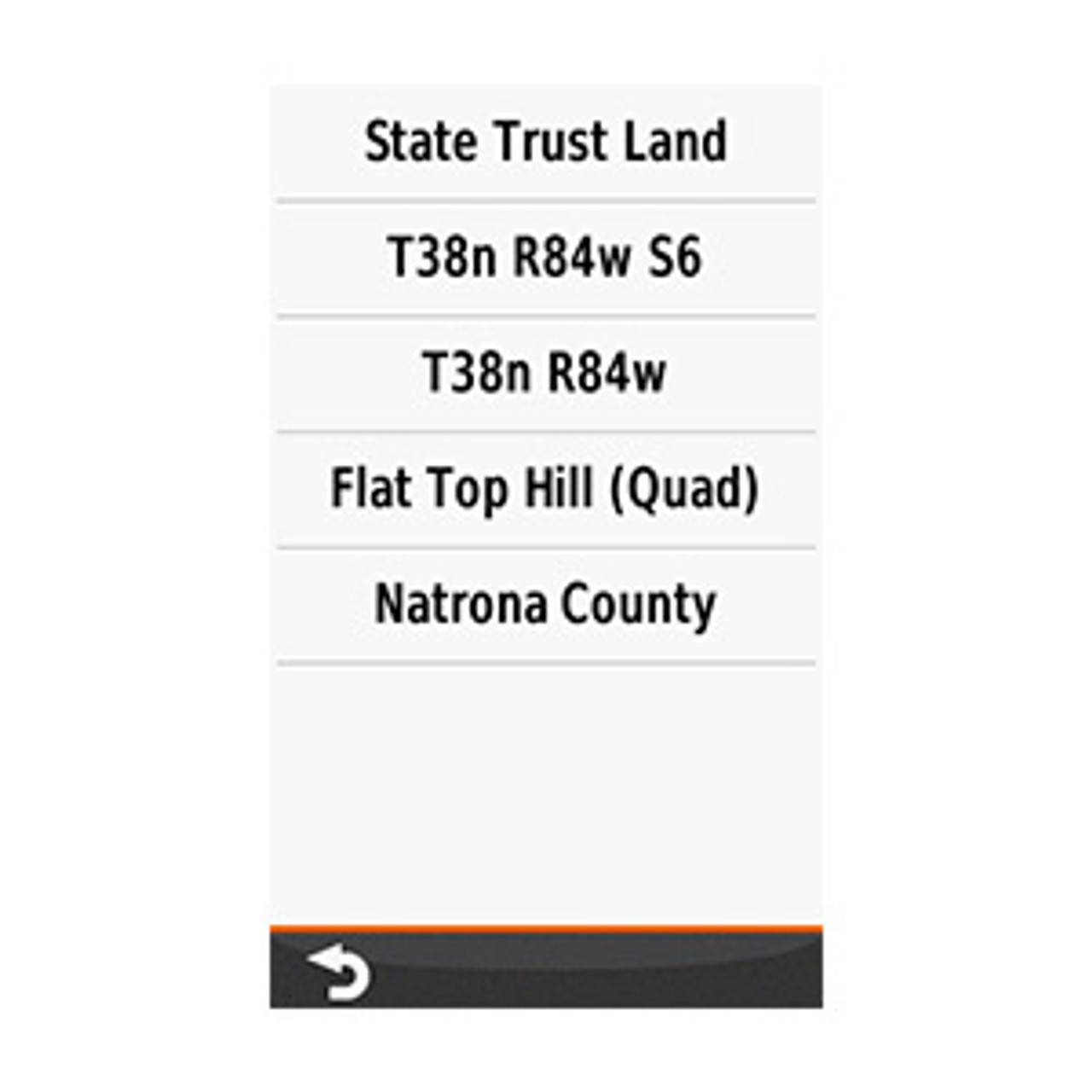 landowner information on the garmin huntview map at okie dog supply