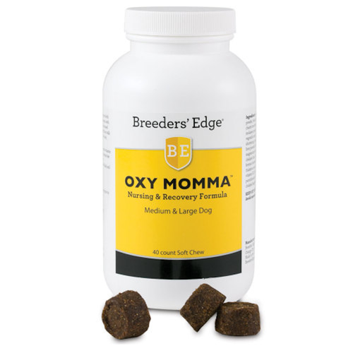oxy momma - 40ct chews at okie dog supply - we use this in our kennel - prenatal vitamin