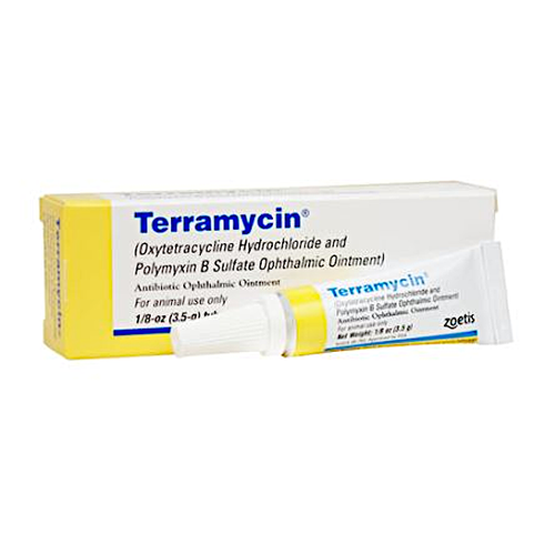 terramycin ointment for dogs, cats, and horses - at okie dog supply