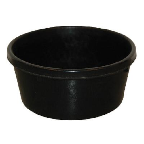 fortex rubber bowl is tough - great for puppies - at okie dog supply