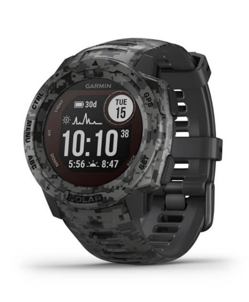 garmin instinct in graphite camo - be cool and be healthy with garmin instinct! Ships free at okie dog supply