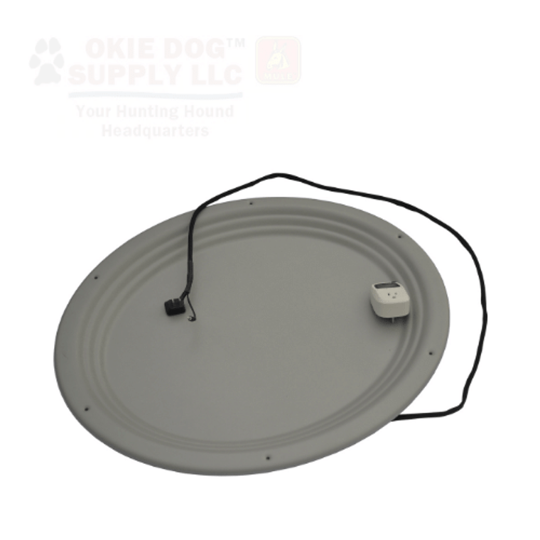 easy loader whelping nest - oval shape - antimicrobial. Great for larger dogs. Available at OKIE DOG SUPPLY!