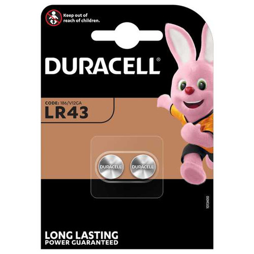 Pack of 2 Duracell LR43 Pack of 2 Duracell LR43
