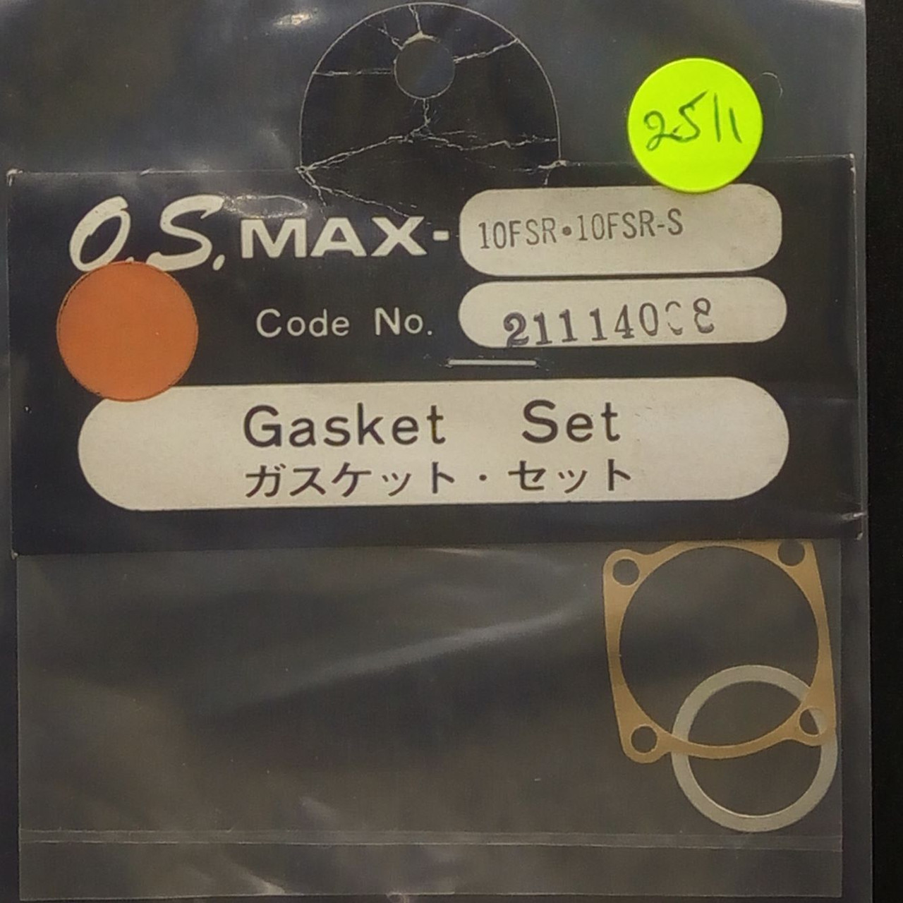 OS Engines - Gasket Set (10516) - NIP - Old Stock - 21114008 (25)