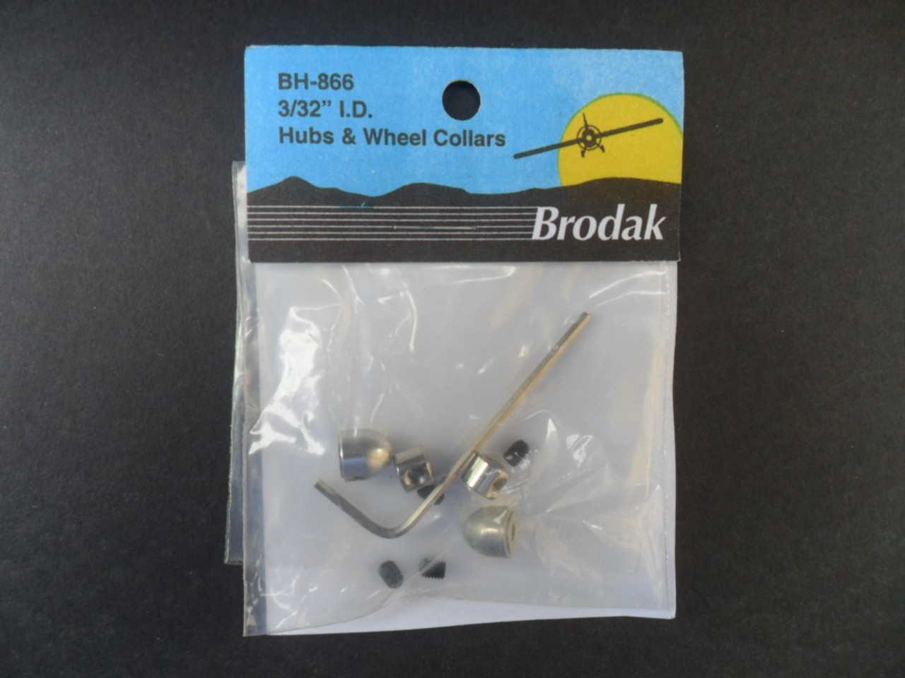 Hubs & Wheel Collars - 2.4mm (3/32in) - (BH-866)