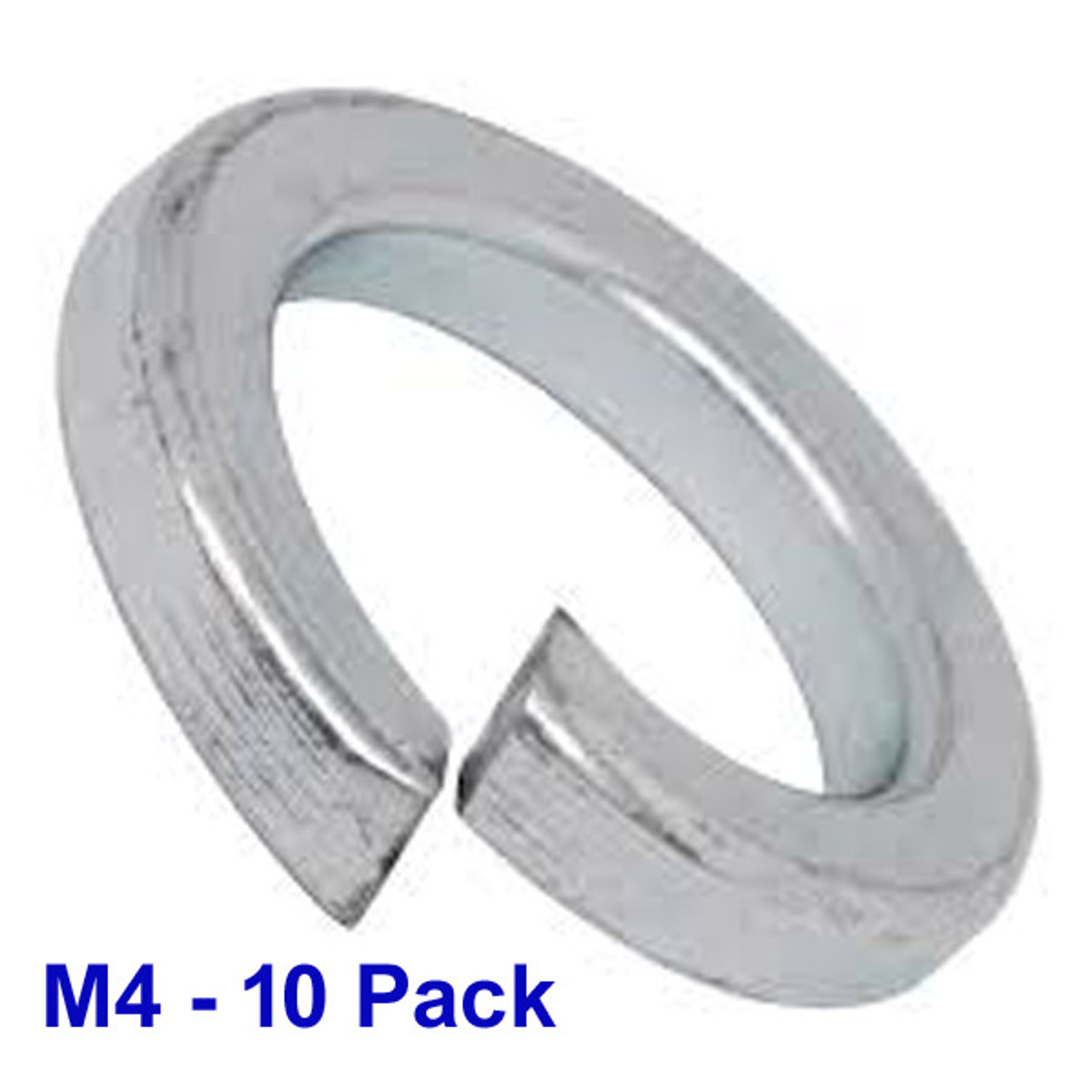 M4 Spring Washers - 10 pack - Stainless - (#WSS-410)