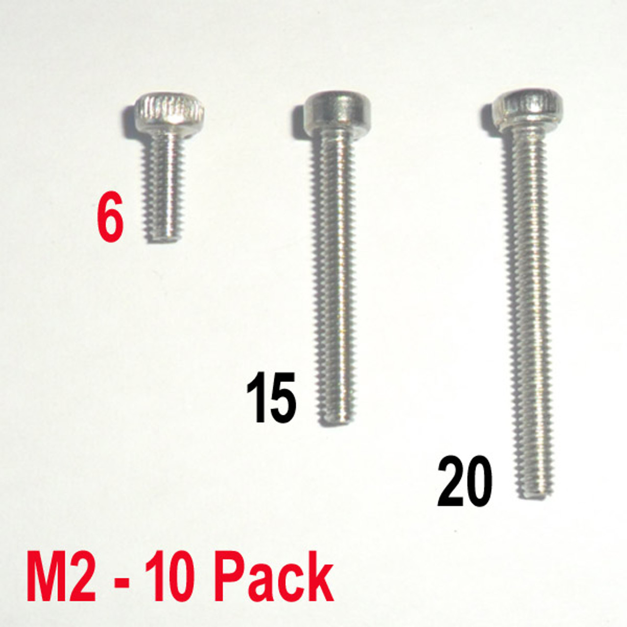 M2 x 6 -  Hex Socket Capscrew - 10 pack - (BSS-20610)