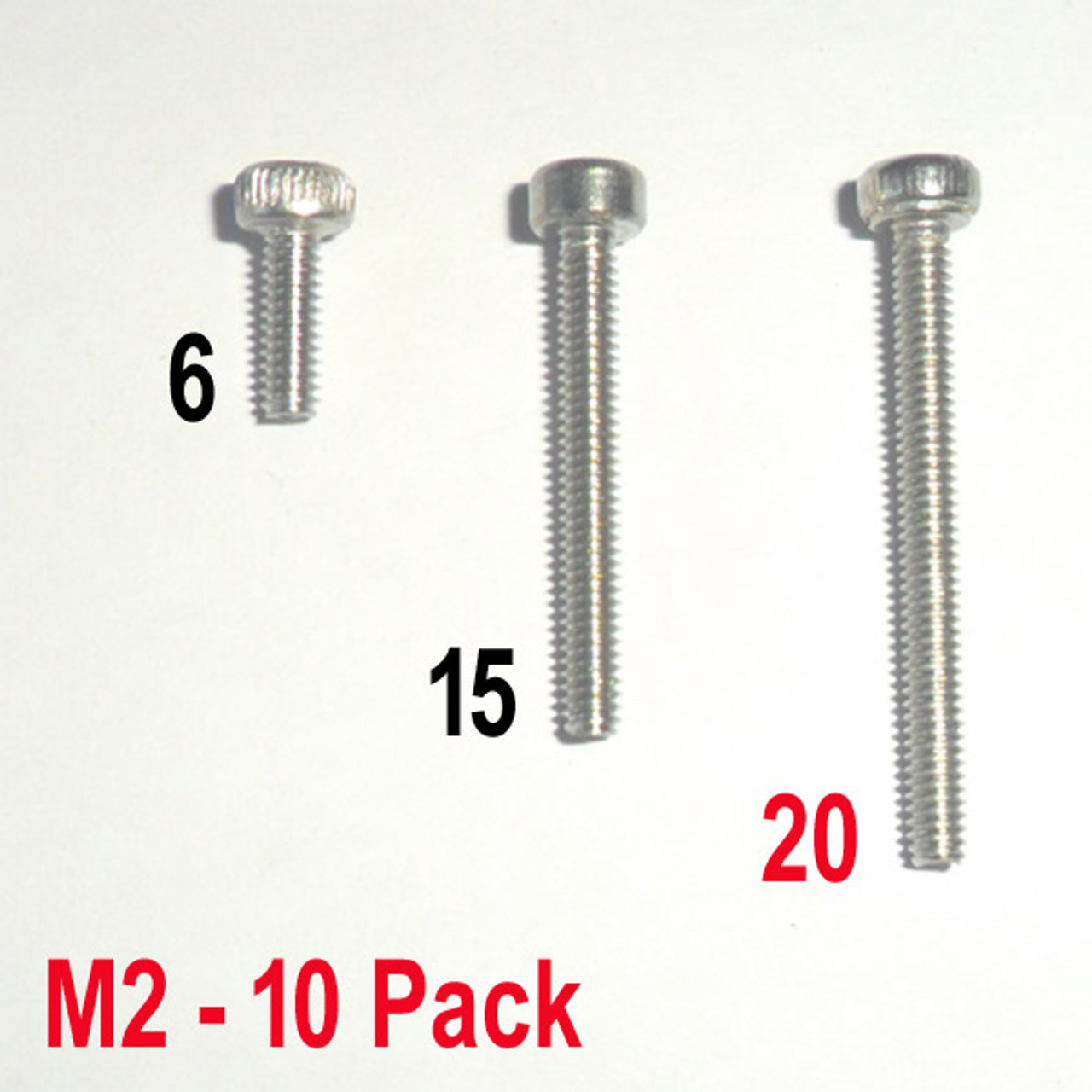 M2 x 20 -  Hex Socket Capscrew - 10 pack - (BSS-22010)
