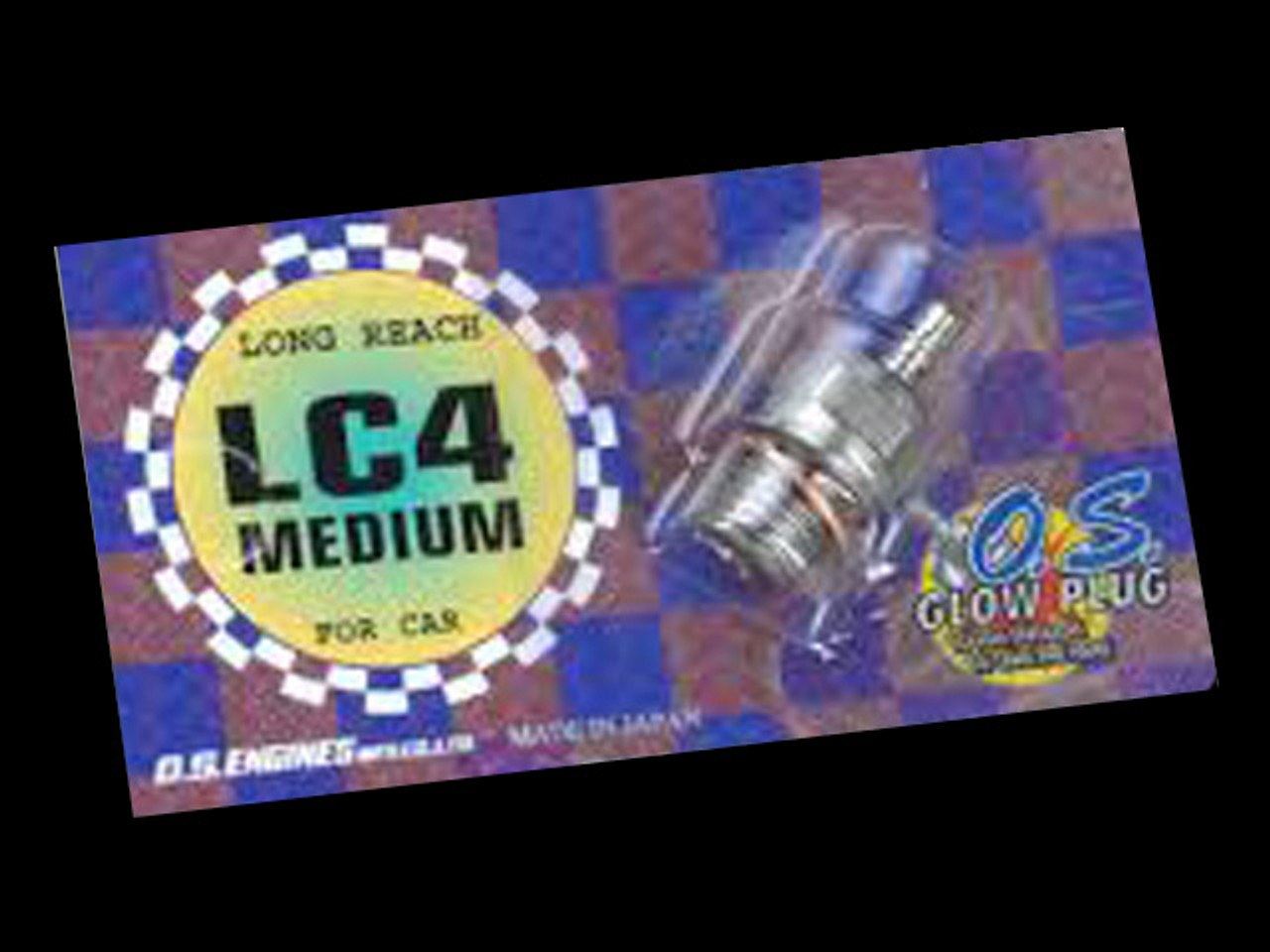 OS Glow Plug - LC4 - Long Reach - 7% to 15% Nitro - (OS-LC4)