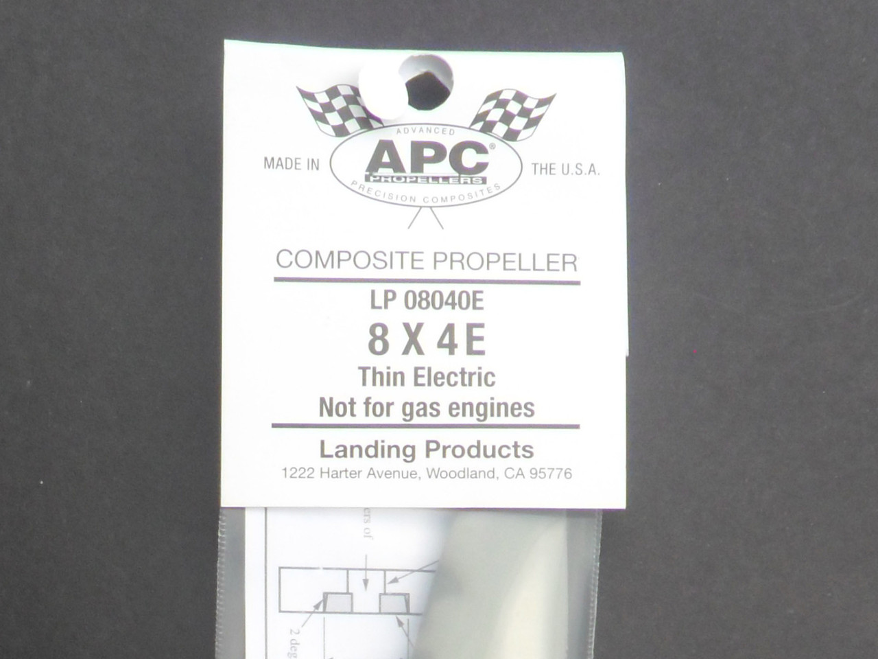 Propeller - APC - 8 x 4E (Electric) - (LP08040E)