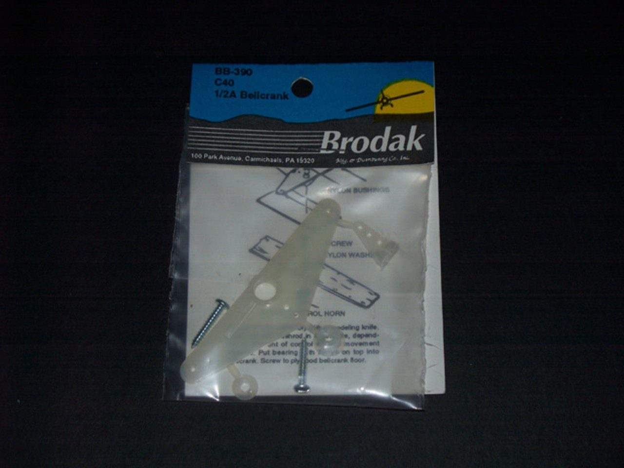 Bellcrank Nylon 1/2A - (BB-390)