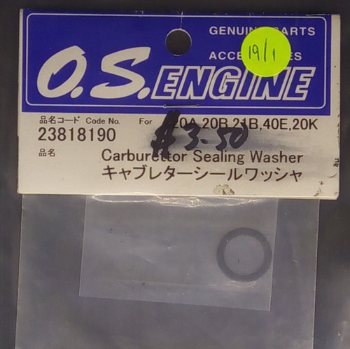 OS Engines - Carburettor Sealing Washer - NIP - Old Stock - 23818190 (19)