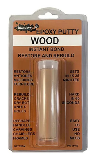 wood putty repairs and fills balsa builds