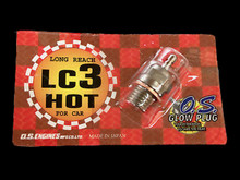 OS Glow Plug - LC3 - Long Reach - 0% to 7% Nitro - (OS-LC3)