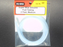 Fuel Line - Super Blue Silicone - (Medium) - (DU-222)