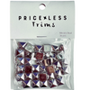 PriceLess Trims Metallic Pyramid Silver 10mm