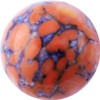 Round Cabochon Coral Matrix 5mm