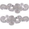 Applique | PriceLess Crystal Applique #612 Crystal/Silver - 1 pair