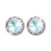 15mm Performance Earrings - Aquamarine Pierced 15mm Performance Earrings - Aquamarine Pierced