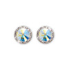 11mm Performance Earrings - Crystal AB Pierced 11mm Performance Earrings - Crystal AB Pierced