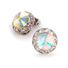 15mm Performance Earrings - Crystal AB Clipped 15mm Performance Earrings - Crystal AB Clipped