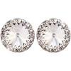 20mm Performance Earrings - Crystal Clipped
