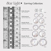20mm Performance Earrings - Sapphire Clipped 20mm Performance Earrings - Sapphire Clipped