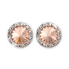 15mm Performance Earrings - Light Peach Clipped 15mm Performance Earrings - Light Peach Clipped