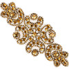 PriceLess Crystal Trim Applique Gel Backed 632 Dorado PriceLess Crystal Trim Applique Gel Backed 632 Dorado